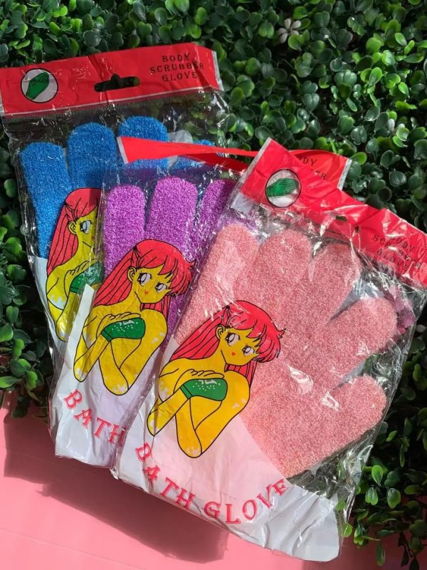 Bathing gloves 